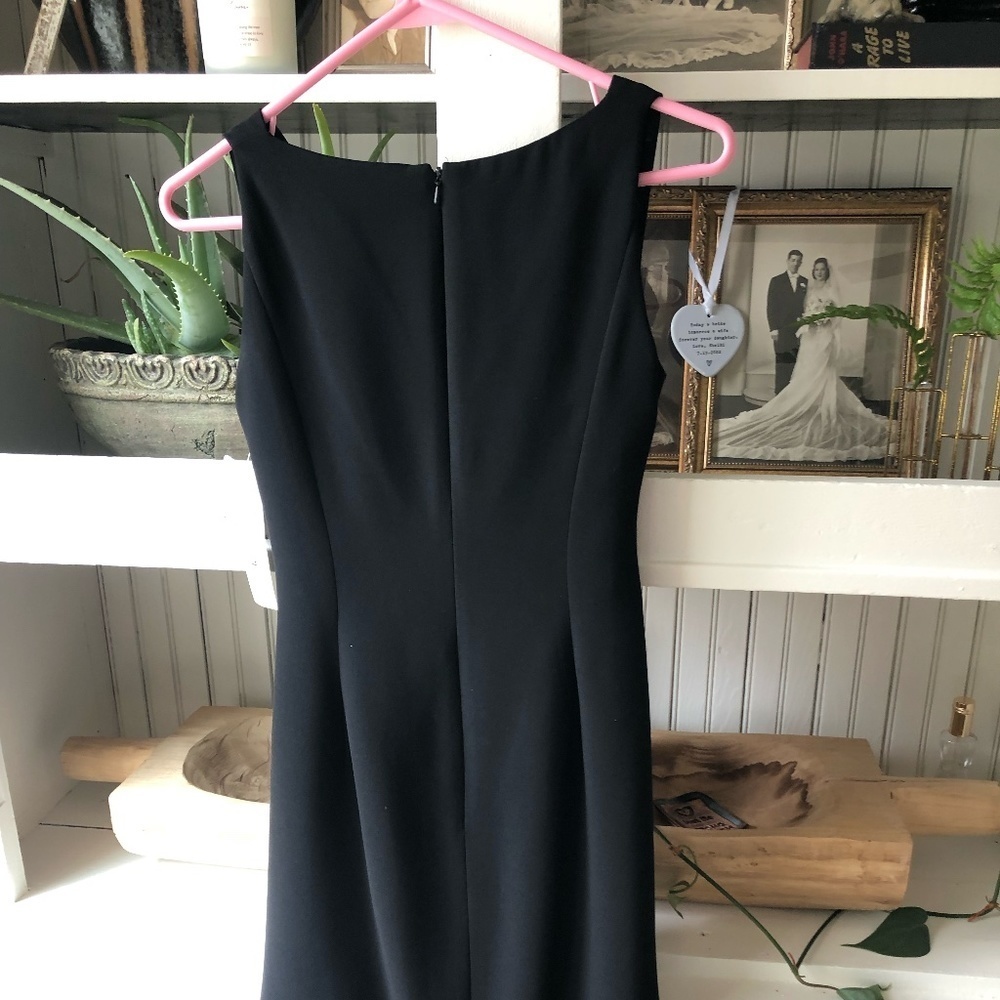 PERFECT LITLLE BLACK COCKTAIL PARTY DRESS NWT SIZE 4 PETITE - Picture 6 of 11